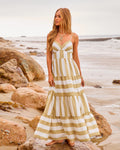 Early Arrival Cotton Striped Maxi Dress