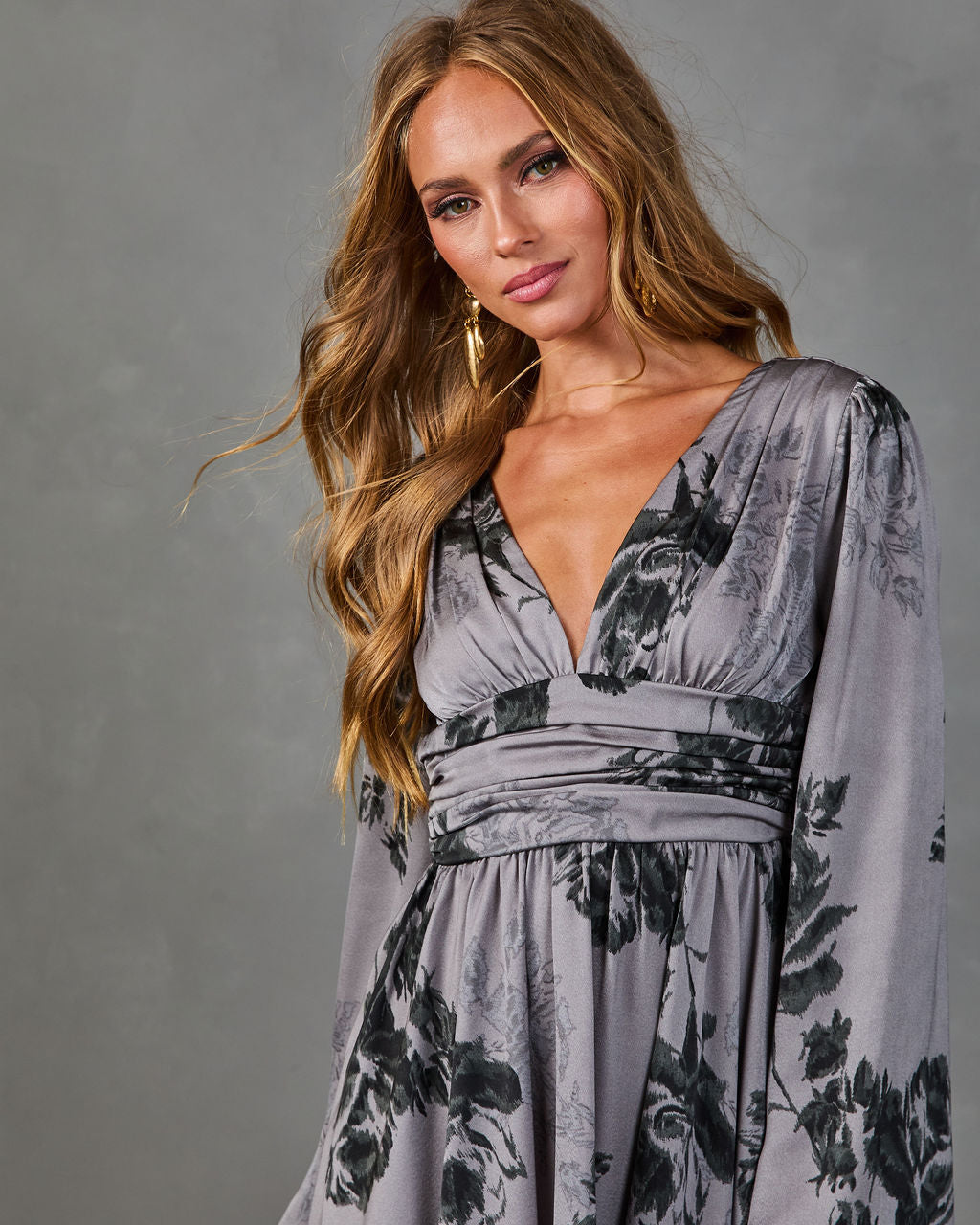 English Garden Floral Mini Dress