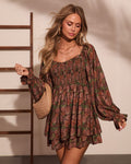 Rosewater Garden Floral Mini Dress