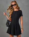 Polished Leisure Fit and Flare Mini Dress