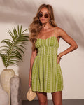 Saltwater Soul Embroidered Floral Eyelet Mini Dress
