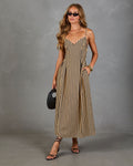 Sunstone Drift Striped Maxi Dress