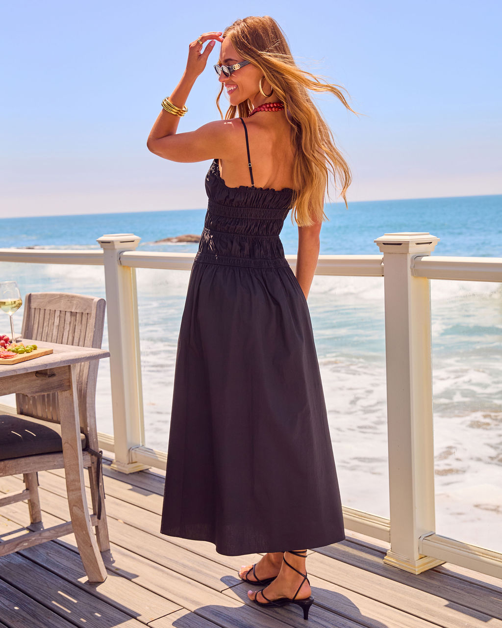 Along the Veranda Smocked Maxi Dress