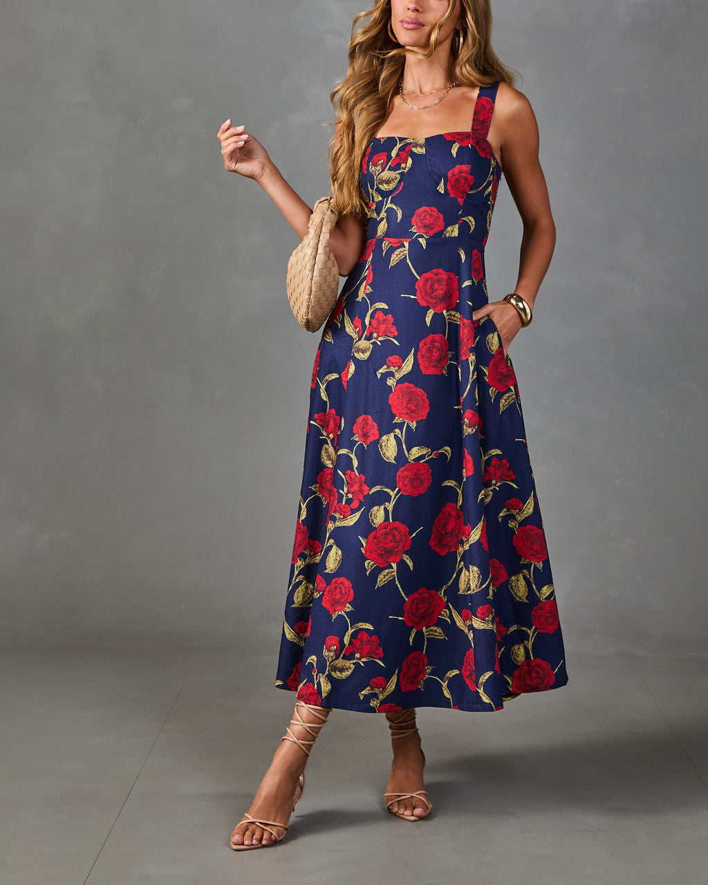 Ivy Garden Floral Maxi Dress