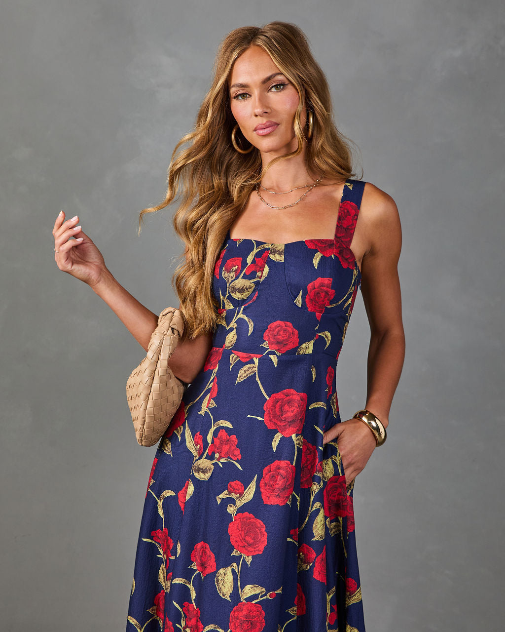 Ivy Garden Floral Maxi Dress