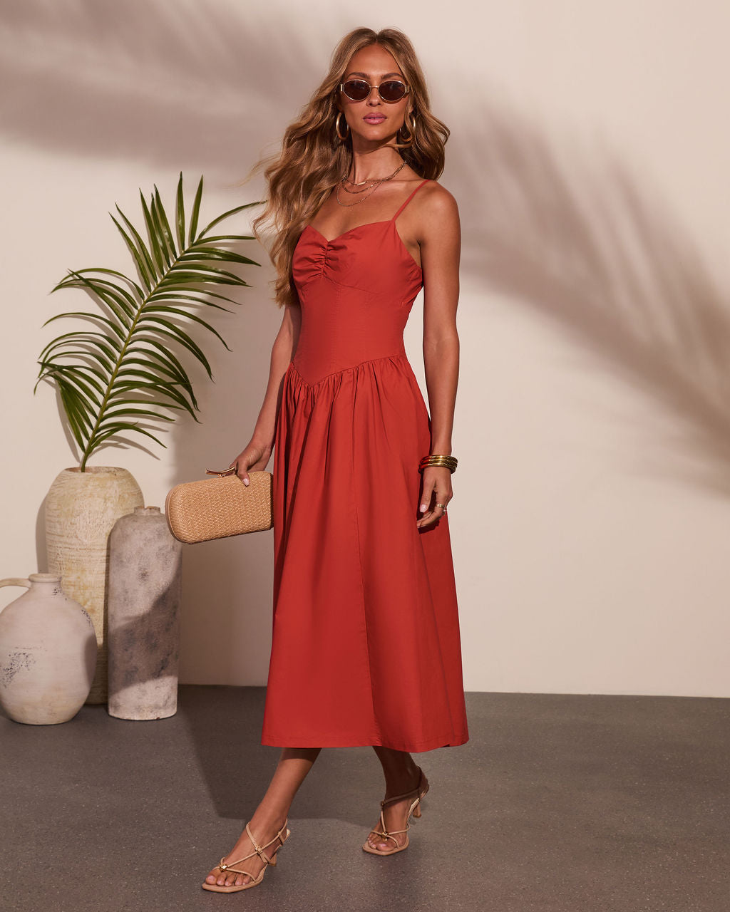 Sunroom Society Cotton Midi Dress