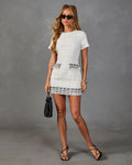 Soft Reserve Tweed Mini Dress