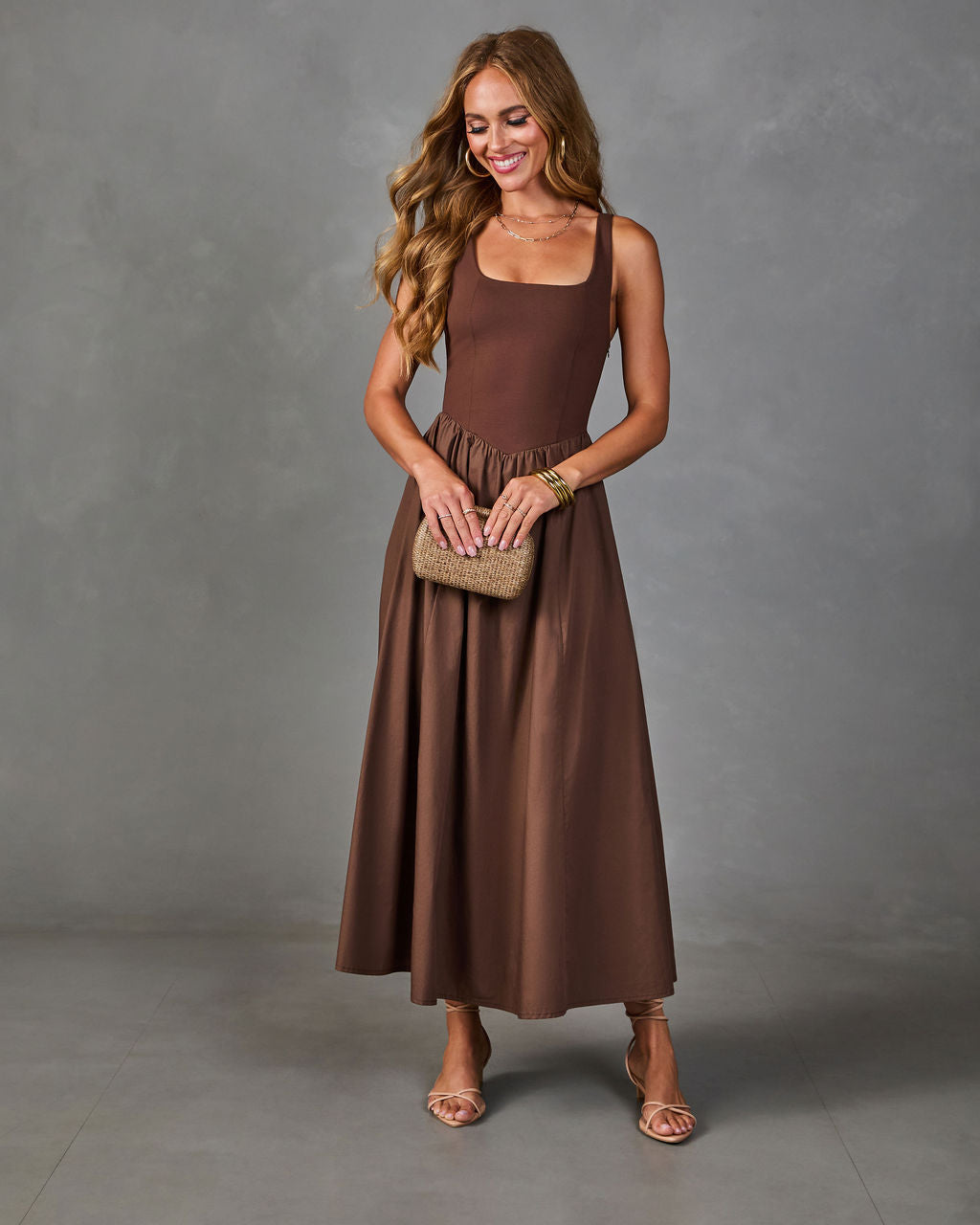 Timeless Charm Pleated Maxi Dress