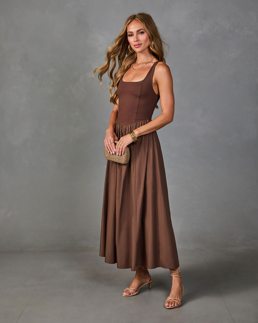 Timeless Charm Pleated Maxi Dress