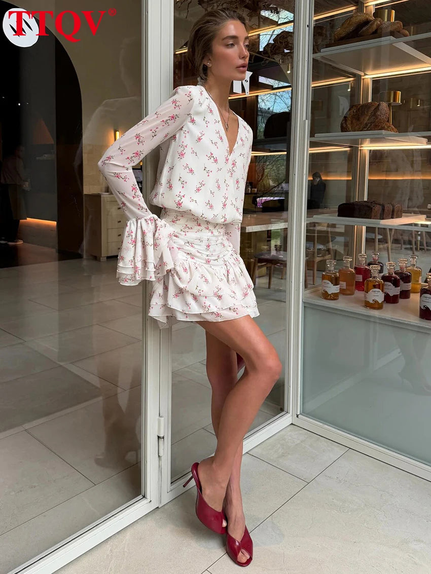 TTQV Fashion Loose Print Women
